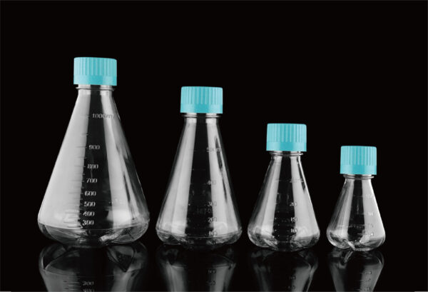 125+250+500+1000ml erlenmeyer flasks with baffles