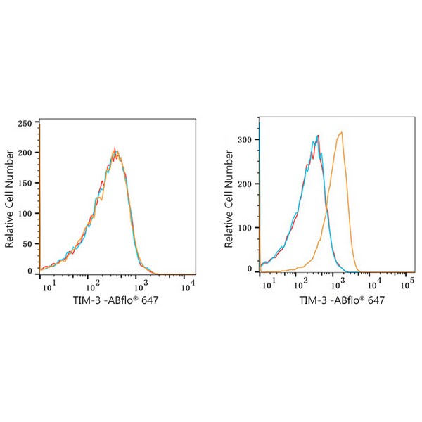ABflo® 647 Rabbit anti-Human TIM-3/HAVCR2 mAb (A22489) ABflo® 647 Rabbit anti-Human TIM-3/HAVCR2 mAb (A22489)