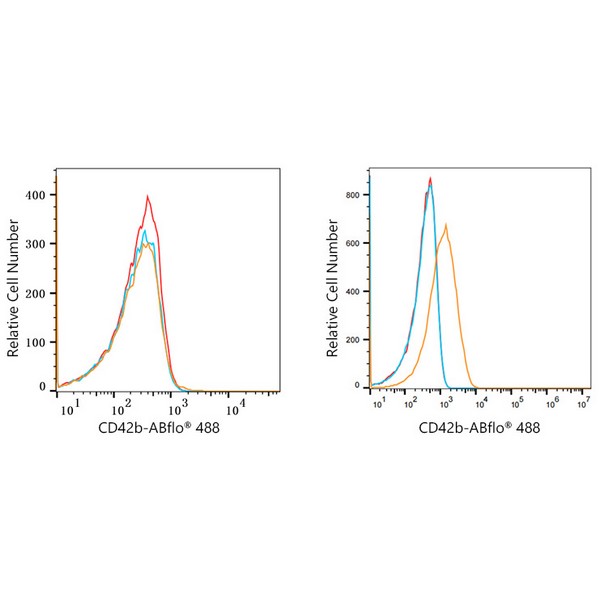ABflo® 488 Rabbit anti-Human CD42b mAb (A22516) ABflo® 488 Rabbit anti-Human CD42b mAb (A22516)