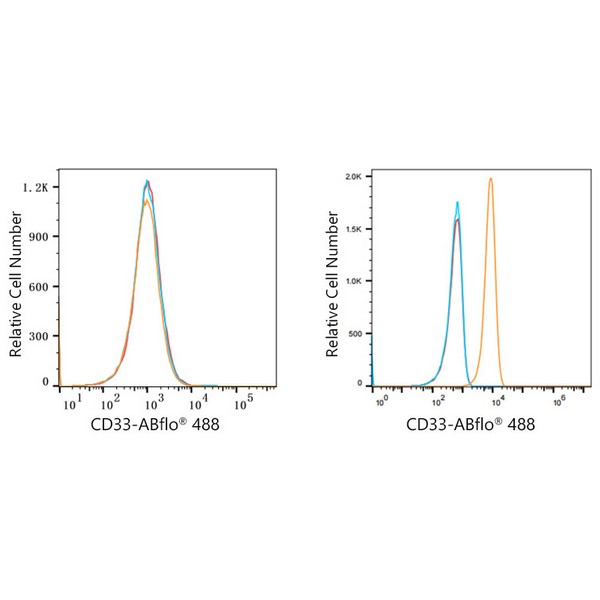 ABflo® 488 Rabbit anti-Human CD33 mAb (A22639) ABflo® 488 Rabbit anti-Human CD33 mAb (A22639)