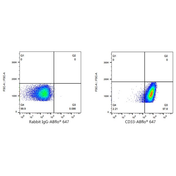 A22640: ABflo® 647 Rabbit anti-Human CD33 mAb