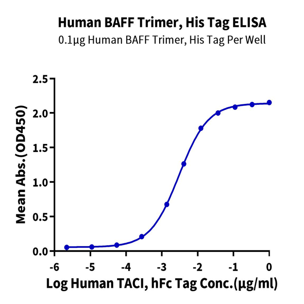 Human BAFF/TNFSF13B/CD257 Trimer Protein (BAF-HM112)