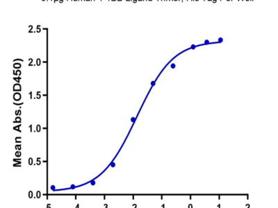 Human 4-1BB Ligand/TNFSF9 Trimer Protein (BBL-HM141)