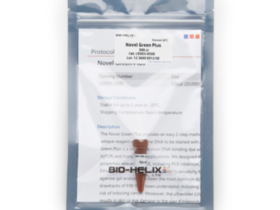 BIO-HELIX Novel Green Plus (20000X) DNA Staining Reagent (catalog No. LD003-0500)