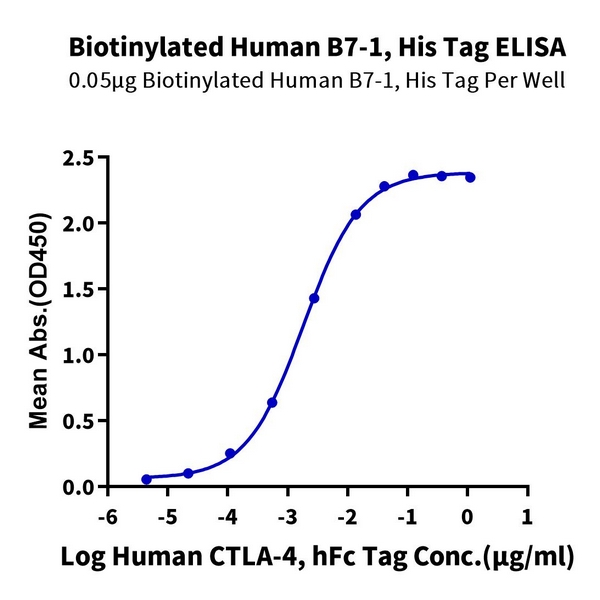 Biotinylated Human B7-1CD80 Protein , B71-HM480B Biotinylated Human B7-1/CD80 Protein , B71-HM480B Ushelf