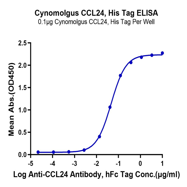 Cynomolgus CCL24 Protein (CCL-CM124) Cynomolgus CCL24 Protein (CCL-CM124)