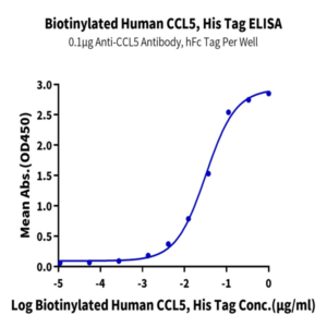 Biotinylated Human CCL5 Protein (CCL-HE405B)