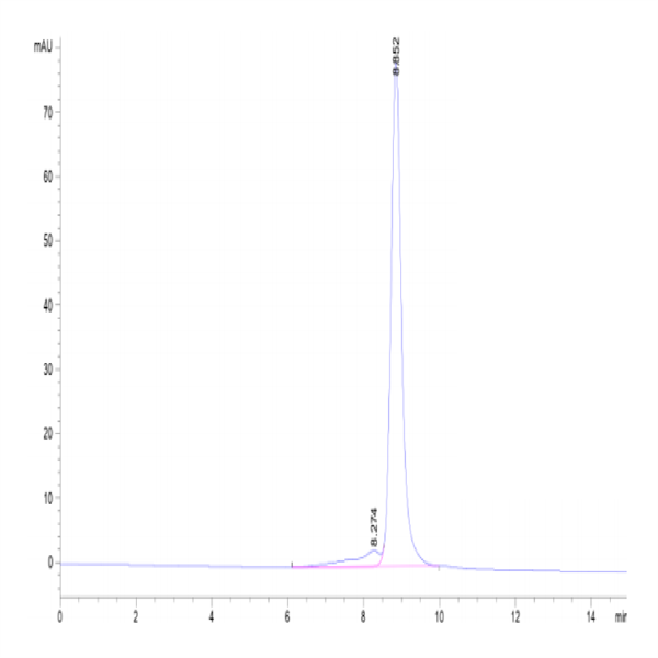 Biotinylated Cynomolgus IL-2 R beta/CD122 Protein (Primary Amine Labeling) (CD1-CM122B)