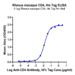 Rhesus macaque CD4/LEU3 Protein (CD4-RM101)
