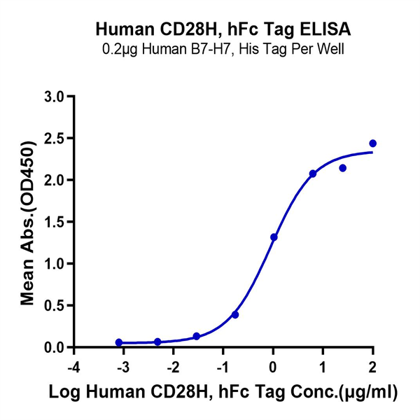 Human CD28H/IGPR-1 Protein (CD8-HM28H) Human CD28H/IGPR-1 Protein (CD8-HM28H)