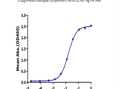 Rhesus macaque Complement Factor D/CFD Protein (CFD-CM101)