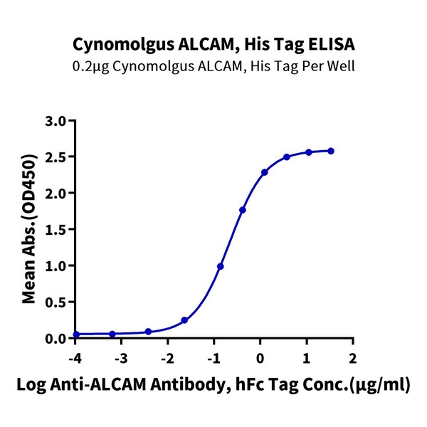 Cynomolgus ALCAMCD166 Protein , ALC-CM101 Cynomolgus ALCAM/CD166 Protein , ALC-CM101 Ushelf