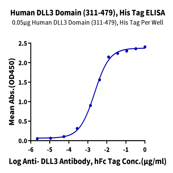 Human DLL3 Domain (311-479) Protein (DLL-HM4D1) Human DLL3 Domain (311-479) Protein (DLL-HM4D1)