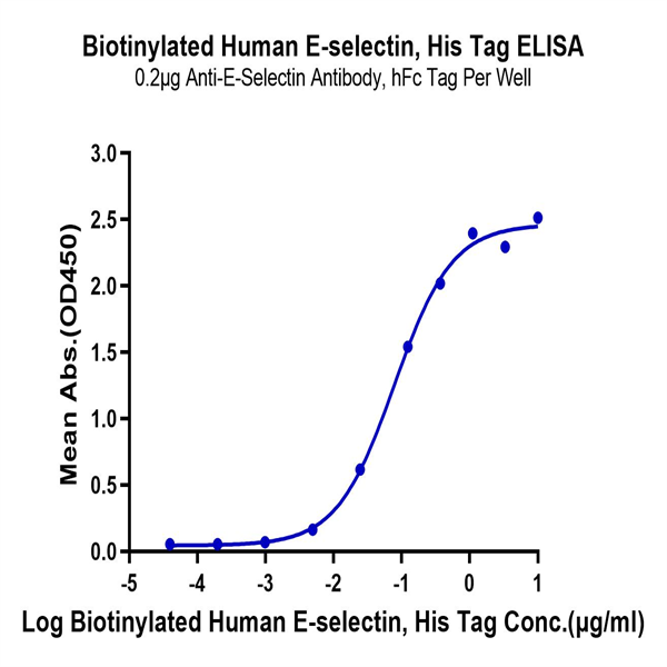 Biotinylated Human E-Selectin/CD62E Protein (ESE-HM401B) Biotinylated Human E-Selectin/CD62E Protein (ESE-HM401B)