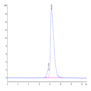 Biotinylated Cynomolgus IL-18BP Protein (Primary Amine Labeling) (IL8-CM1BPB)