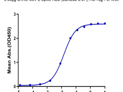 SARS-CoV-2 Spike RBD (Lambda C.37) Protein (LCD-VM1BD)