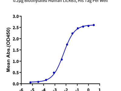 Biotinylated Human LILRB3/CD85a/ILT5 Protein (LIL-HM4B3B)