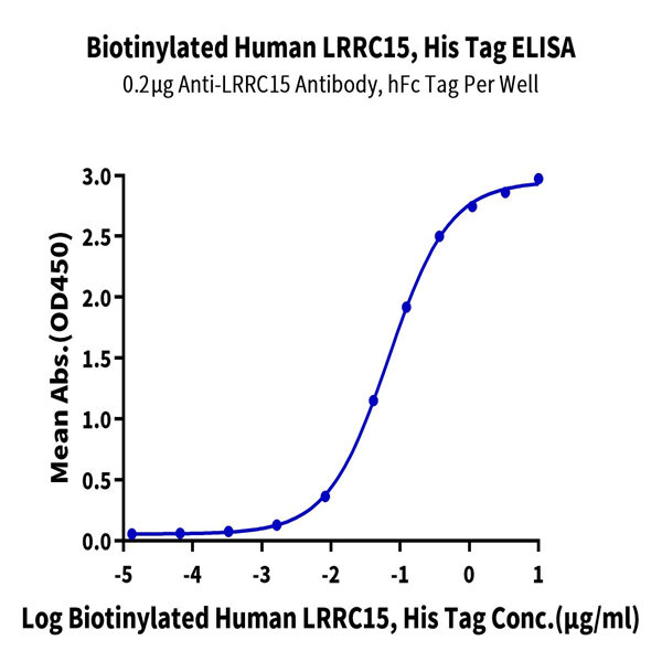 Biotinylated Human LRRC15/LIB Protein (LRR-HM415B) Biotinylated Human LRRC15/LIB Protein (LRR-HM415B)