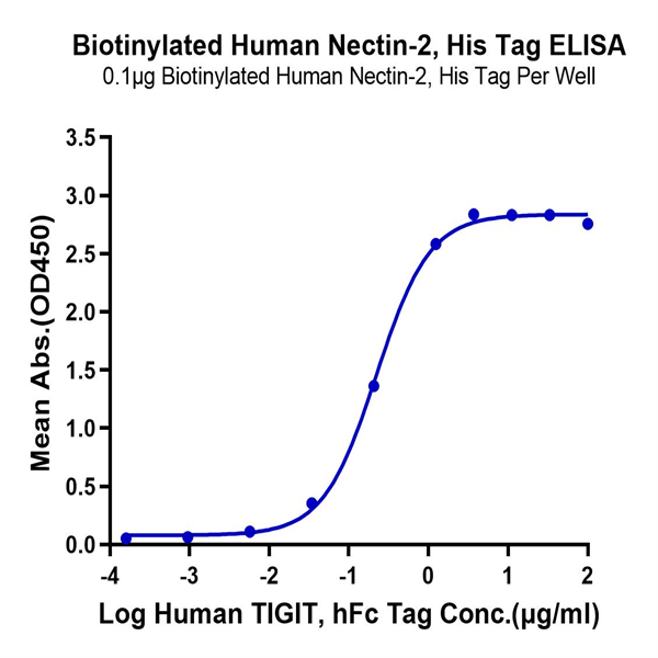 Biotinylated Human Nectin-2/CD112 Protein (NEC-HM402B) Biotinylated Human Nectin-2/CD112 Protein (NEC-HM402B)