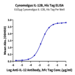 Cynomolgus IL-12B/p40/NKSF2 Protein (P40-CM112)