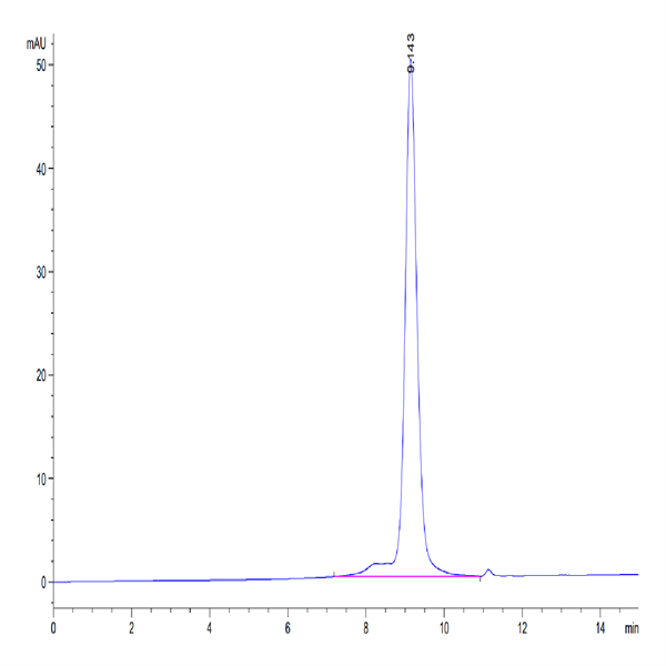 Biotinylated Cynomolgus PD-L1/B7-H1 Protein (Primary Amine Labeling) (PDL-CM110B)
