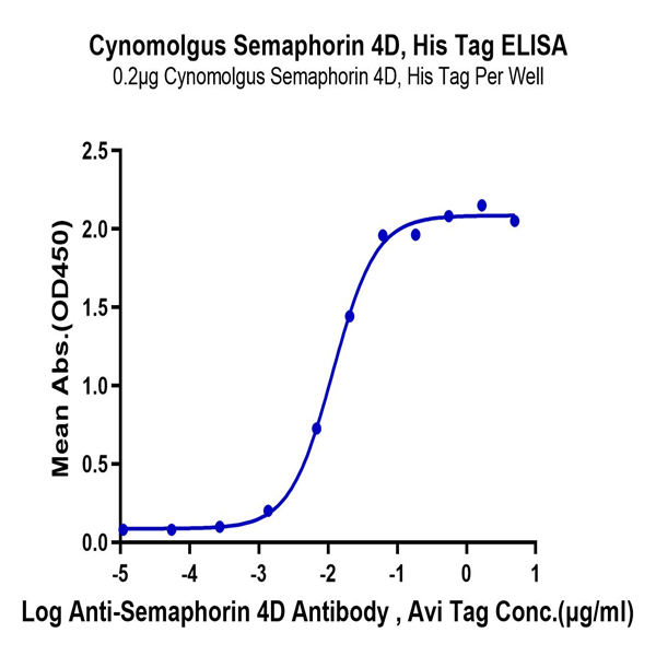 Cynomolgus Semaphorin 4D/SEMA4D/CD100 Protein (SEM-CM14D) Cynomolgus Semaphorin 4D/SEMA4D/CD100 Protein (SEM-CM14D)
