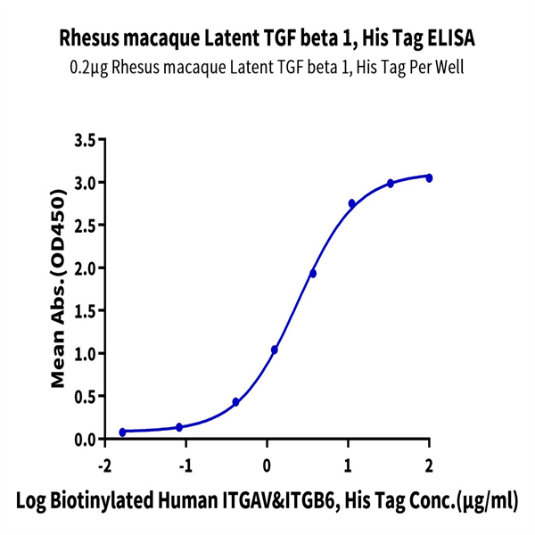 Rhesus macaque Latent TGF beta 1/TGFB1 Protein (TG1-CM102) Rhesus macaque Latent TGF beta 1/TGFB1 Protein (TG1-CM102)