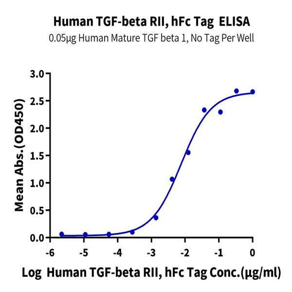 Human TGF-beta RII/TGFBR2 Protein (TGF-HM5R2)