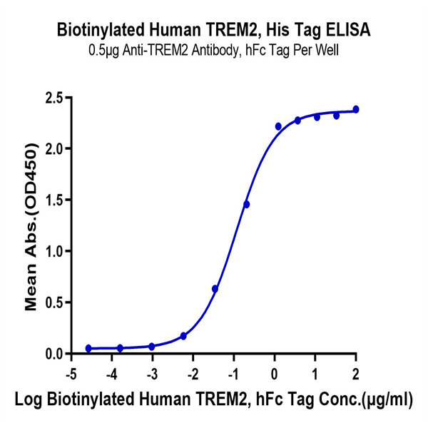 Biotinylated Human TREM2 Protein (TRM-HM401B) Biotinylated Human TREM2 Protein (TRM-HM401B)