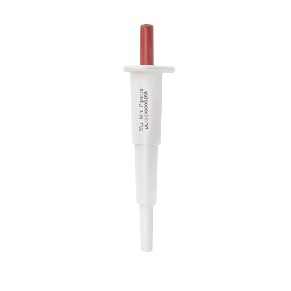 7050902031: Mini Pipette (75ul,red)